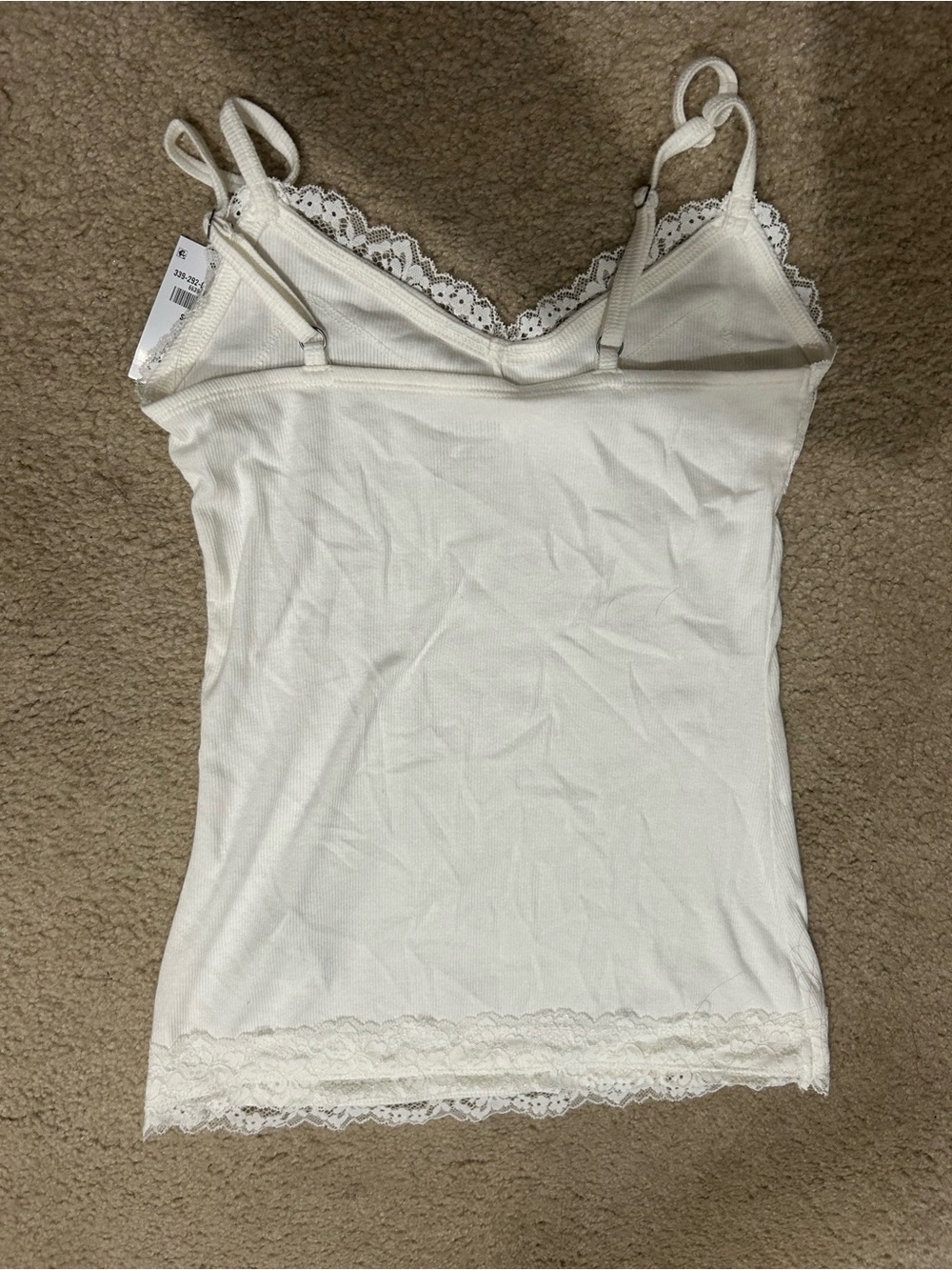 Hollister | NWT | White Lace-Trim Cami Tank Top - Small🤍 - Picture 6 of 7